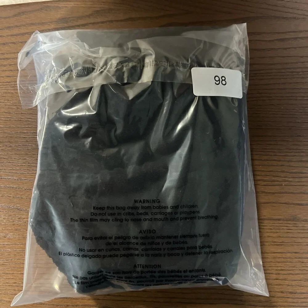 Good American Womens Black Terry Shorts Size 3 GSW0397 001
